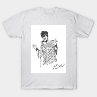 Franklin soul Original Ink Drawing Print T-Shirt